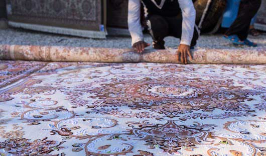 روش اصولی لول کردن قالی در قالیشویی مهرشهر